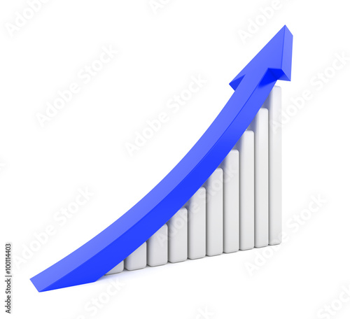 Blue Arrow Growth Diagram