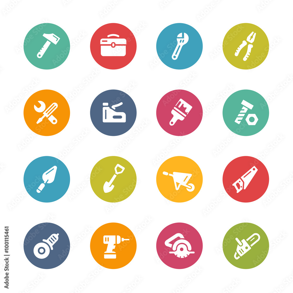 Tools Icons -- Fresh Colors Series Tools Icons -- Fresh Colors Series