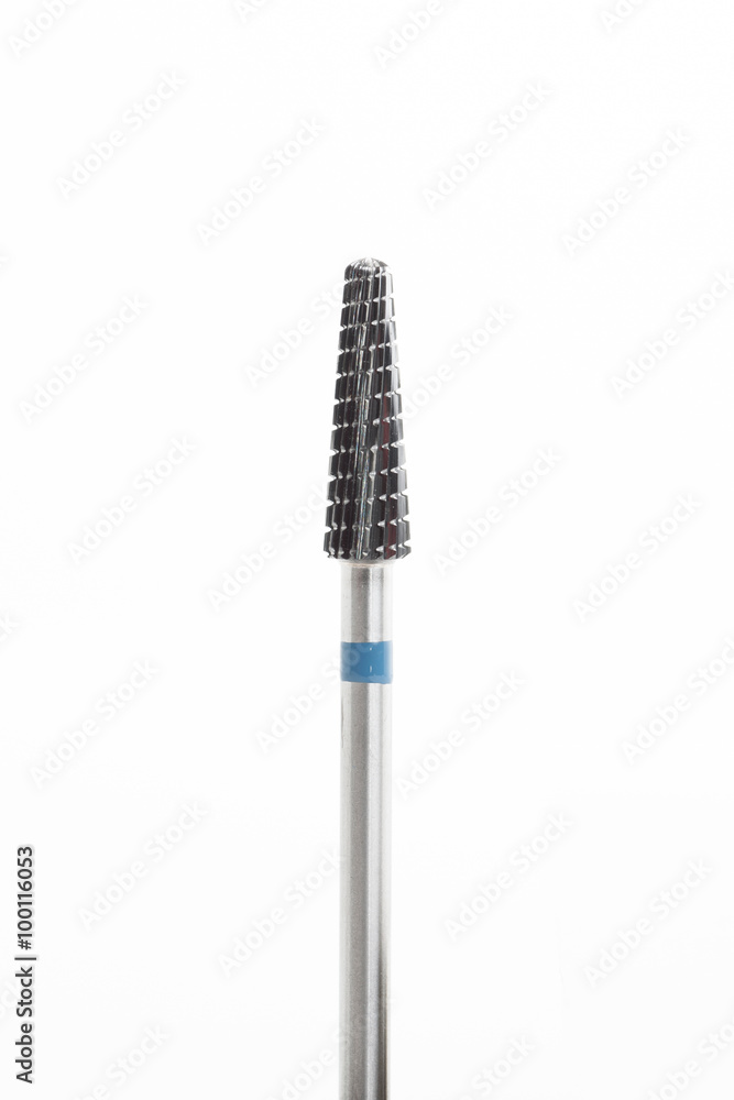 End mill tool isolated on white background End mill tool isolated on white background