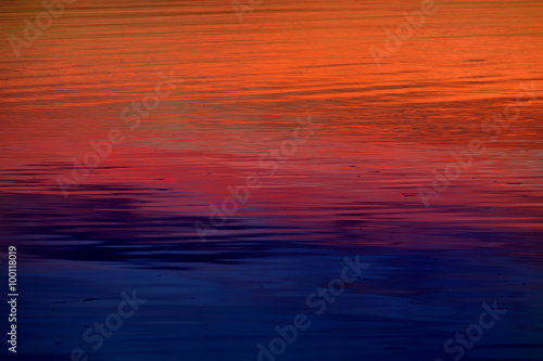 Colorful sunrise on a lake © dumiceava