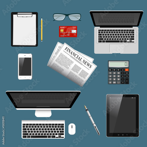 Modern detailed icons collection