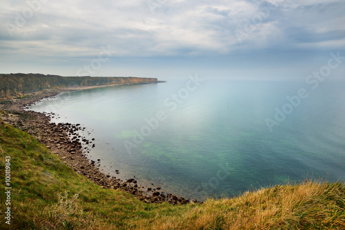 Pointe du Hoc, cape Hoc. D-day, Nrmandy, France