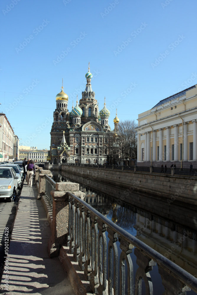 Orthodox Church of the  Savior on blood, Saint Petersburg, Russia