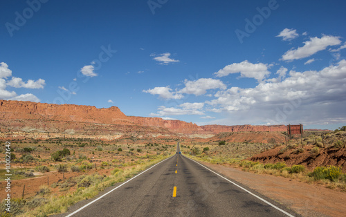 Highway 12 south of Torrey and Capitol Reef in Utah