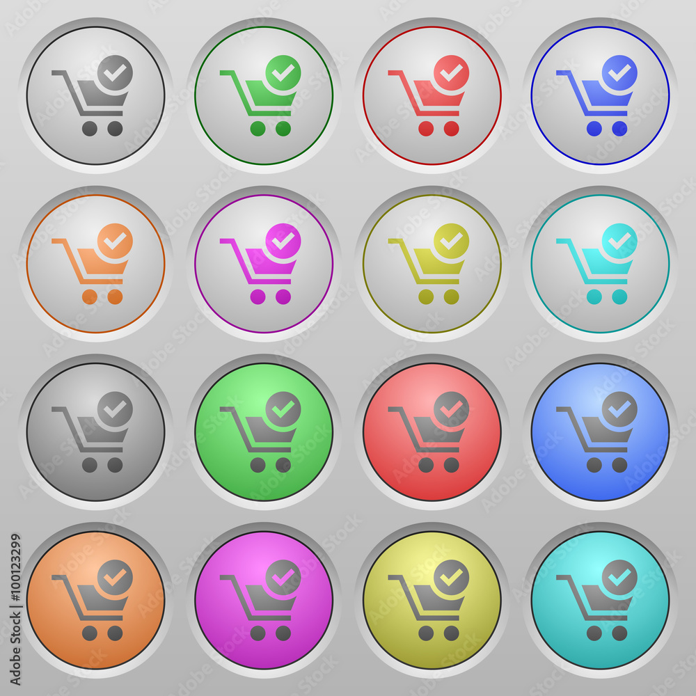 Checkout plastic sunk buttons Checkout plastic sunk buttons