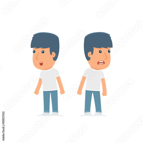 Blunt Character Activist very surprised and did not believe his