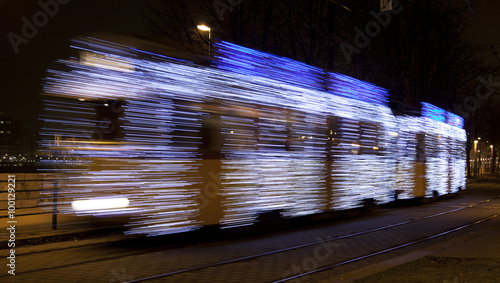 Photography Night Train
