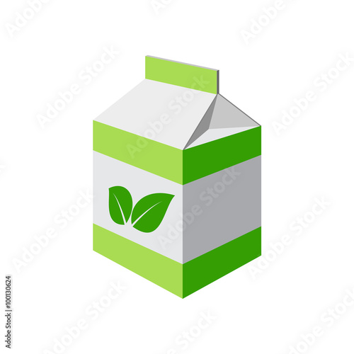 green package isolated 