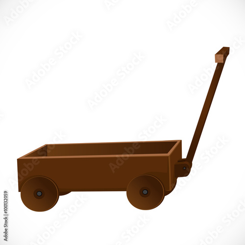 classic wooden truck for toys