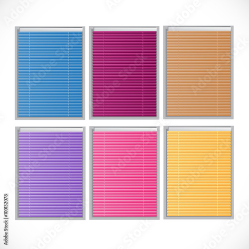 Color Venetian blind