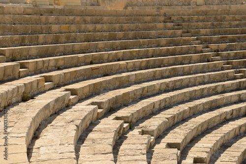 May 30, 2014: Photo of ruins of the ancient theater. Limassol. Cyprus