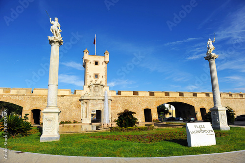 Plaza de la constitución, Puerta de Tierra, Andalucía, España