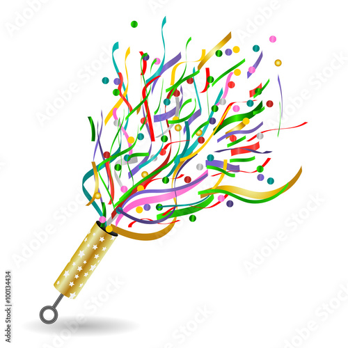 Slapstick on white background. Vector illustration