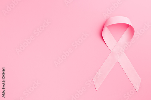 Fototapeta pink ribbon breast cancer