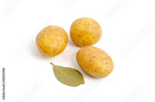 Kartoffeln und Lorbeerblatt