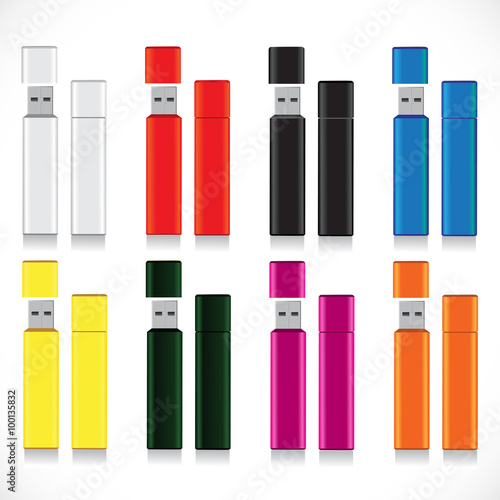 Color bright flash drive