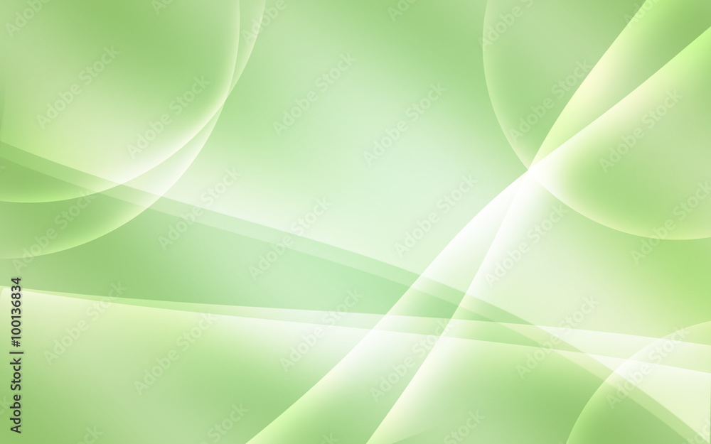 Fototapeta premium Light green tint abstract shiny background