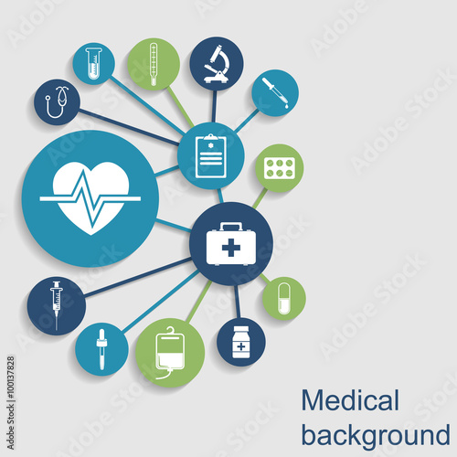 Medical concept background