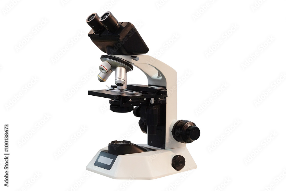 Image of the professional medical laboratory microscope Image of the professional medical laboratory microscope