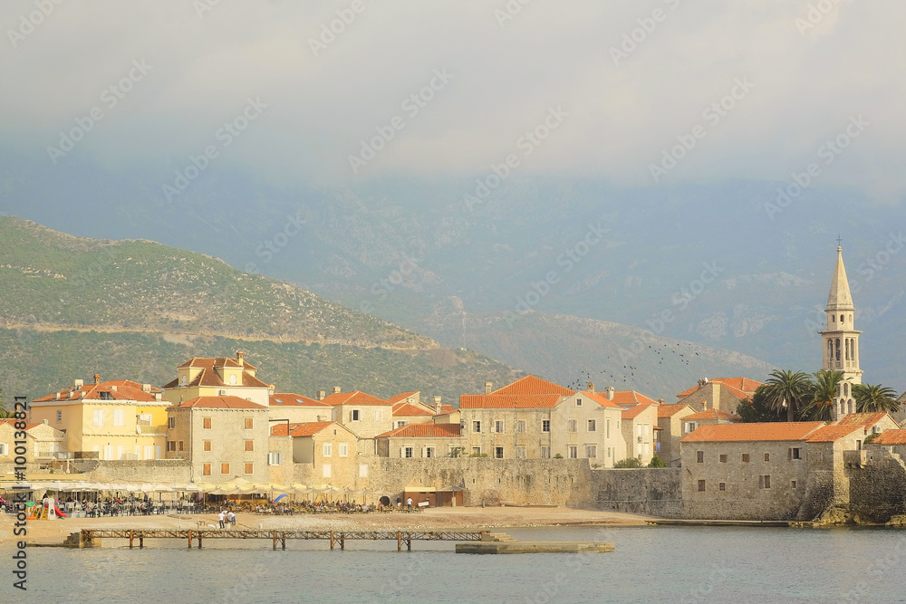 View of Old Town of Budva, Montenegro