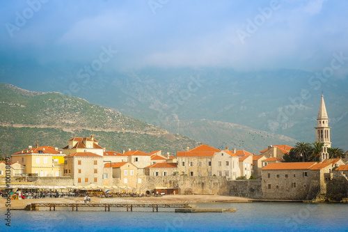 View of Old Town of Budva  Montenegro