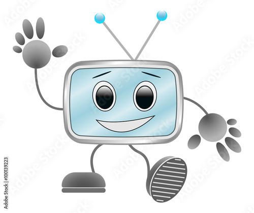 vector funny robot