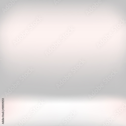 White studio room backdrop background. Empty interior mockup with soft light. Mock up template product display.