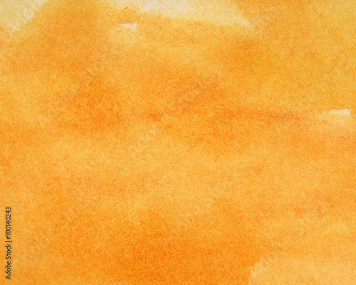 orange watercolor paper