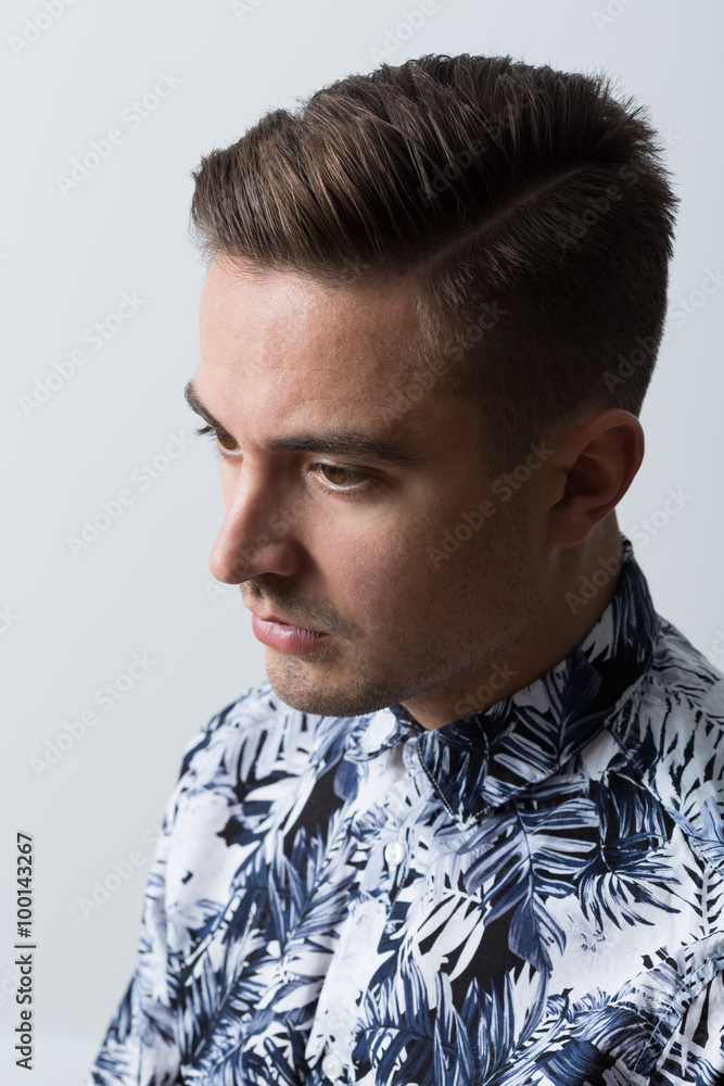 Obraz premium Closeup of young man
