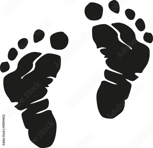 Baby feet realistic