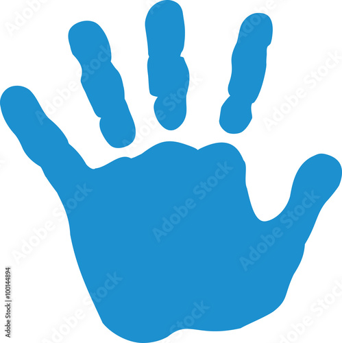 Baby hand print