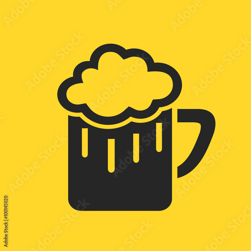 Beer glass icon