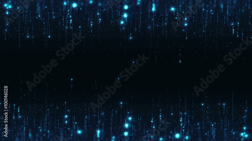 loopable shimmering 4k backround with particles flying from top and bottom of screen with glares
