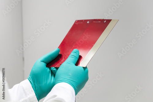 Color matching in laboratory in color booth