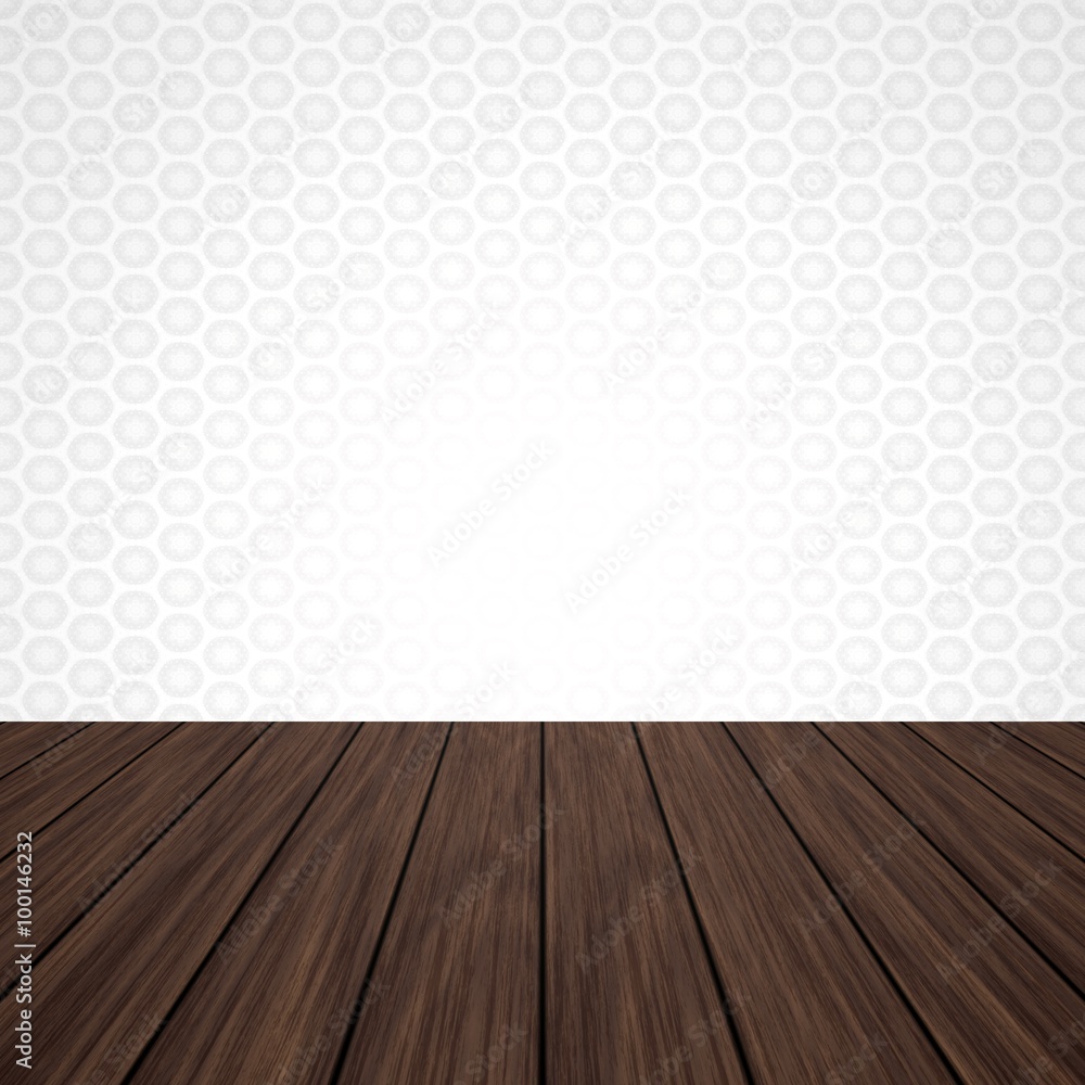 Empty room with wall and wooden floor. Illustration background Empty room with wall and wooden floor. Illustration background