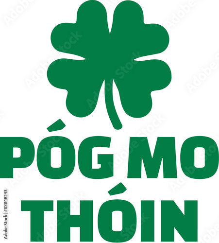 Irish saying - Pog mo thoin - Kiss my ass