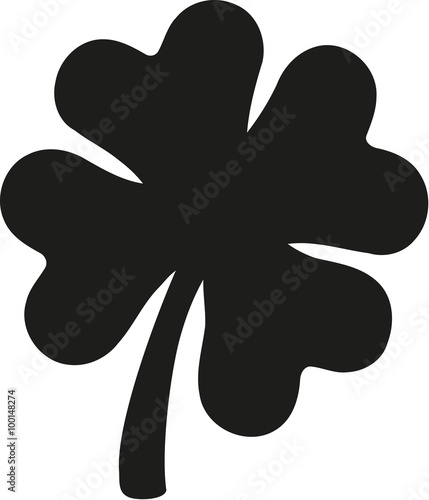 Icon of clover with four-leaves