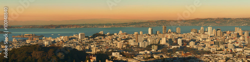San Francisco at Sunset-You can stitch #100149534 and #100148840 to a huge panorama.