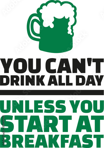 St. Patrick's Day party - You can't drink all day