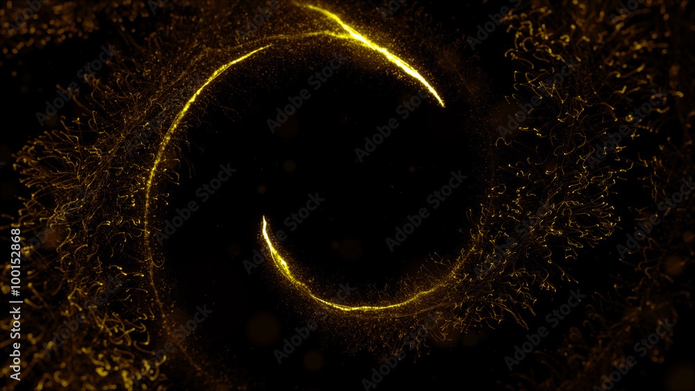 abstract spiral twisted particle background
 - obrazy, fototapety, plakaty 