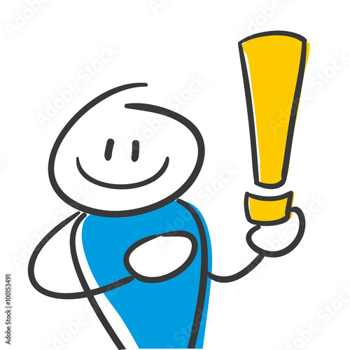 Stick Figure Series Blue