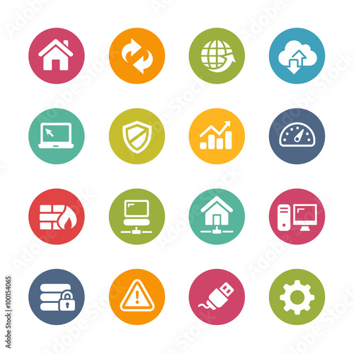 Web Developer Icons -- Fresh Colors Series