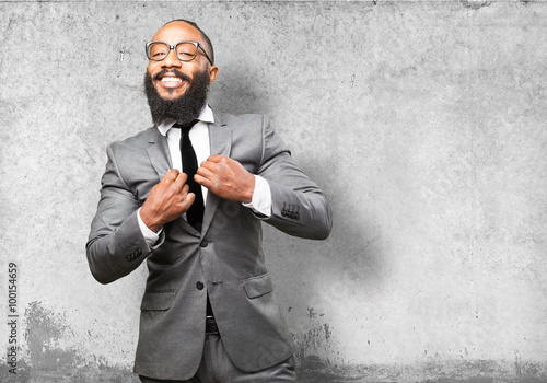 business black man proud