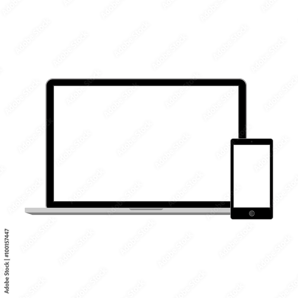Modern gadget illustration Modern gadget illustration