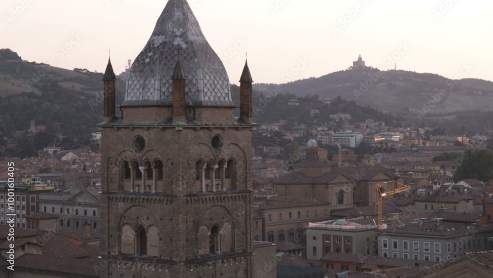 Ancient tower and landscape in Italy. Ancient tower and landscape in Italy.