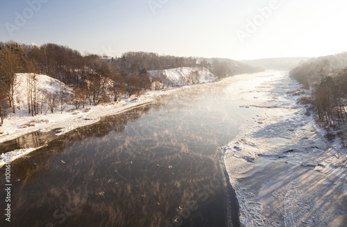 winter river    Belarus