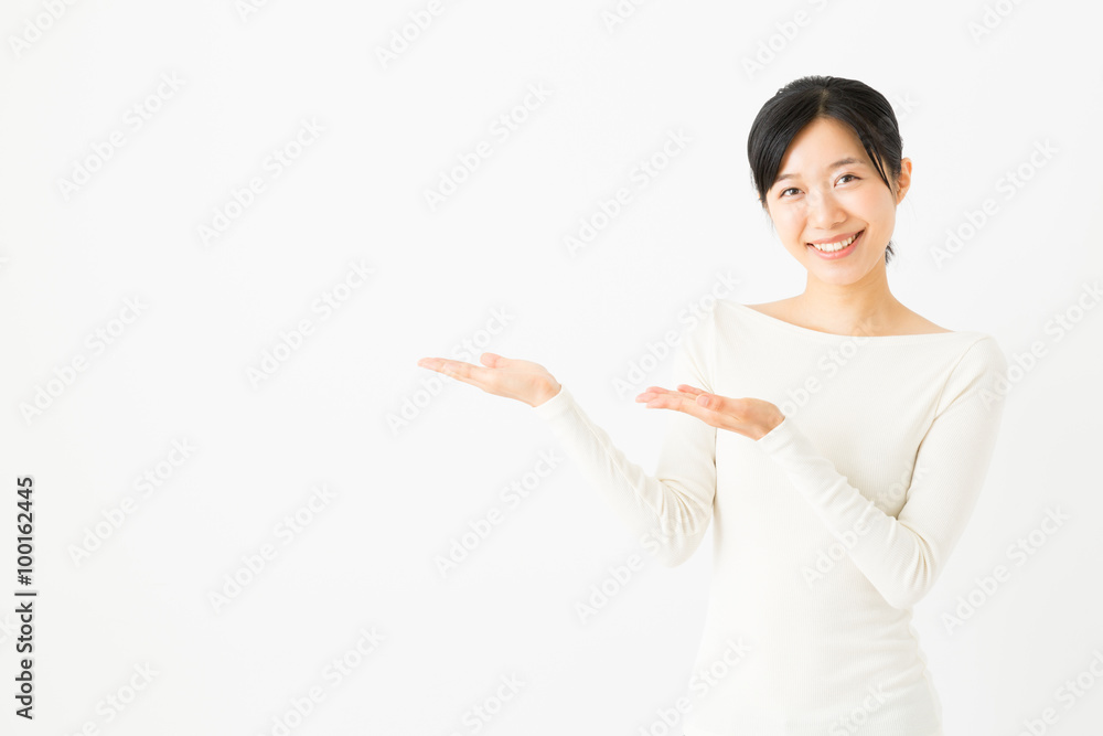 attractive asian woman isolated on white background attractive asian woman isolated on white background
