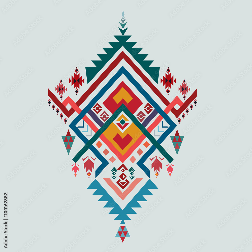 colorful tribal art