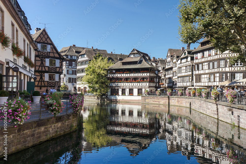 Traditional cityscape in Strasbourg, France
