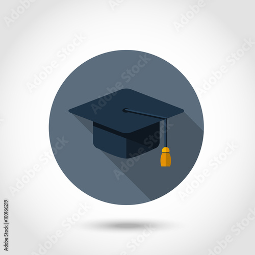 Vector cap flat icon